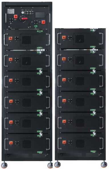 Rack high voltage 192 kWh (high voltage box+12 16 kWh battery modules)