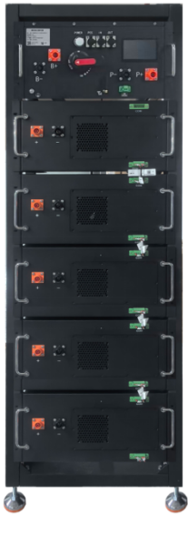 Rack high voltage 80 degree battery (high voltage box+5 16 degree battery modules)