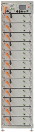 Rack high voltage 61 kWh (1 high voltage box+12 5-kWh battery modules)