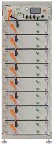 Rack high voltage 40 kWh (1 high voltage box+8 5-kWh battery modules)