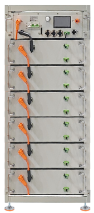 Rack high voltage 30 degree battery (1 high voltage box+6 5-degree battery modules)