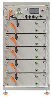 Rack high voltage 25 kWh (1 high voltage box+5 5-kWh battery modules)